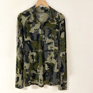 KUIU Ultra Merino 145 Zip-T Hunting Shirt, XL Verde